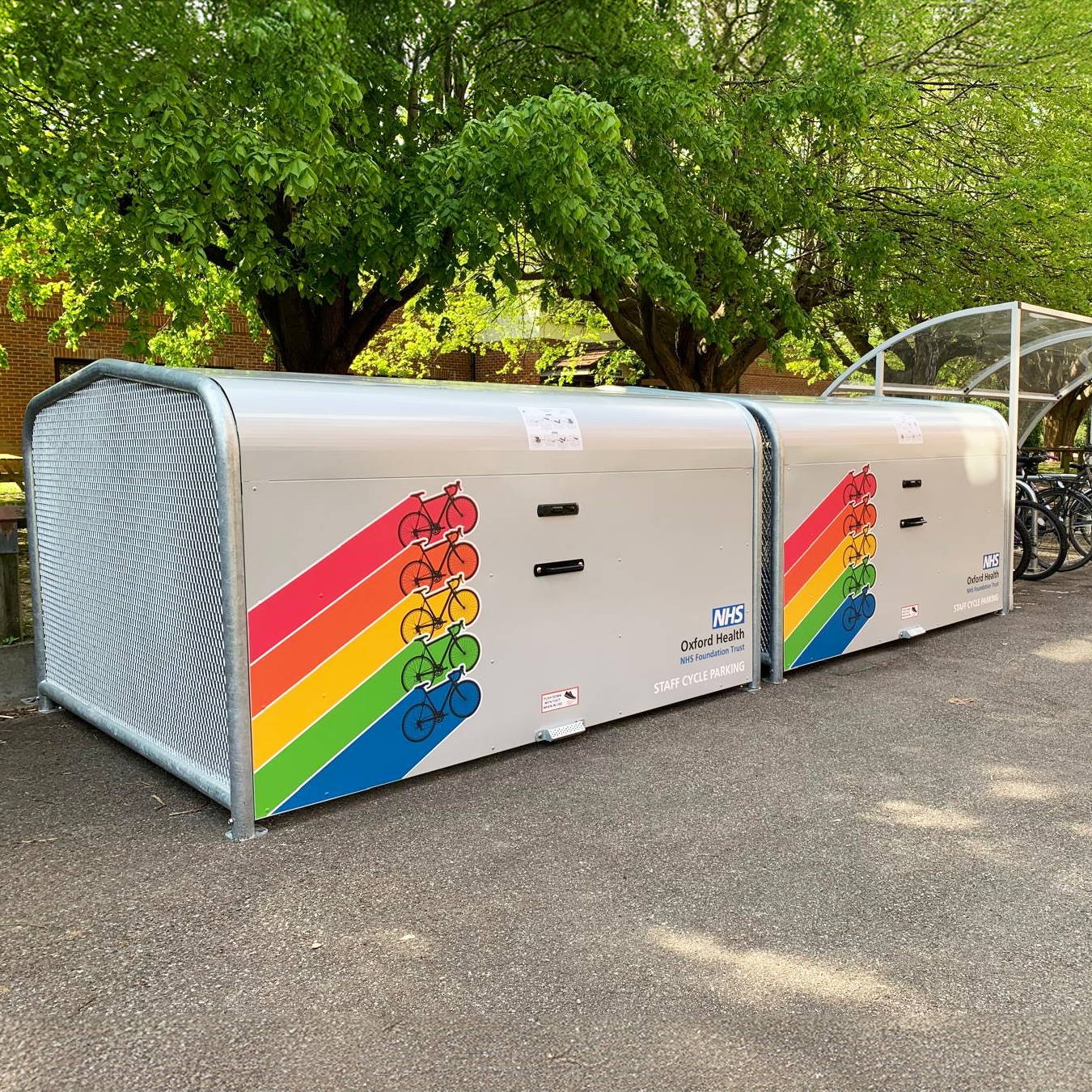Oxford NHS Bike Hangar